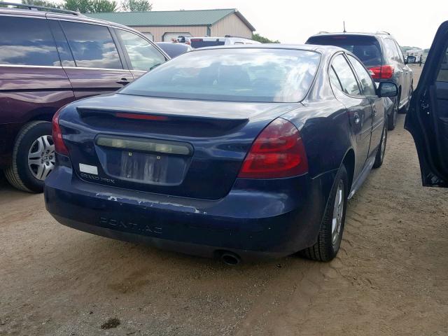 2G2WP552981102060 - 2008 PONTIAC GRAND PRIX BLUE photo 4
