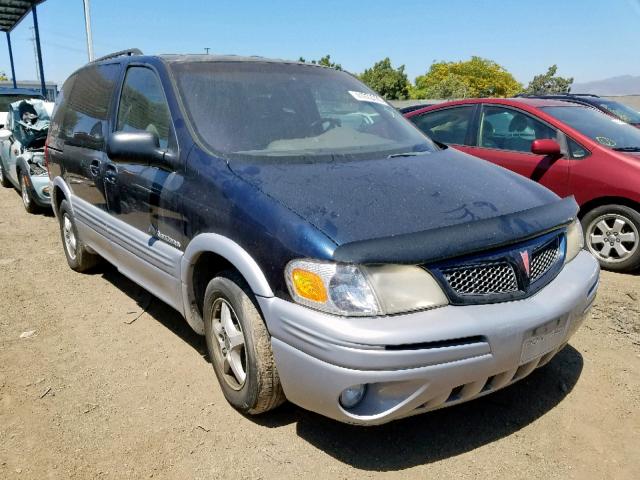 1GMDU03E71D183285 - 2001 PONTIAC MONTANA BLACK photo 1