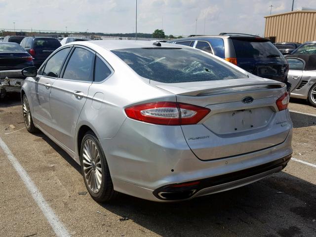 3FA6P0K95FR297878 - 2015 FORD FUSION TIT SILVER photo 3