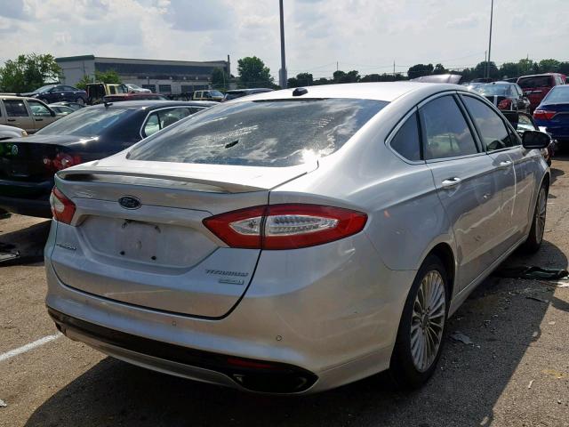 3FA6P0K95FR297878 - 2015 FORD FUSION TIT SILVER photo 4