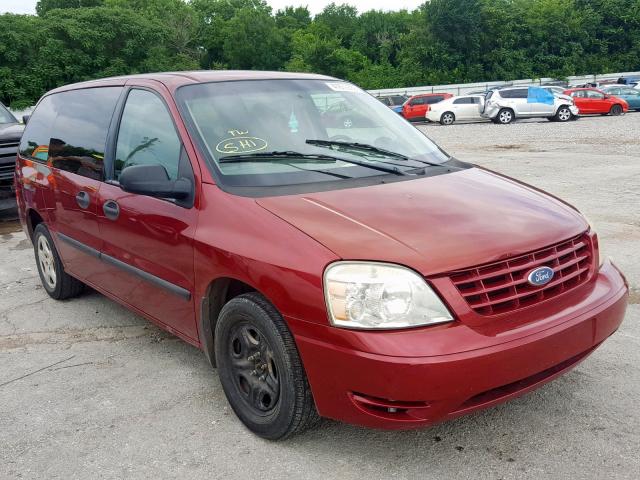 2FMZA50675BA59831 - 2005 FORD FREESTAR S RED photo 1