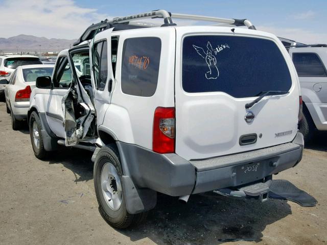 5N1ED28T93C687367 - 2003 NISSAN XTERRA XE WHITE photo 3