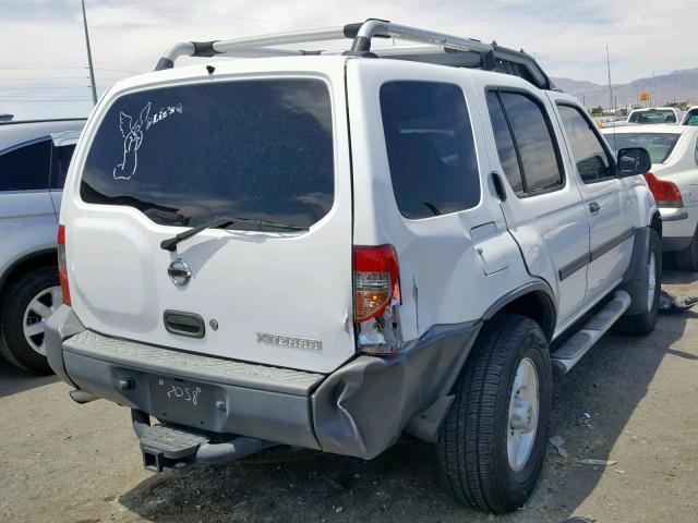 5N1ED28T93C687367 - 2003 NISSAN XTERRA XE WHITE photo 4