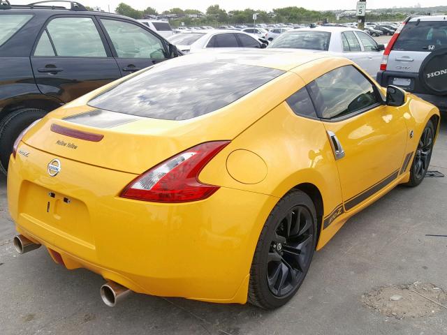 JN1AZ4EH6HM954551 - 2017 NISSAN 370Z BASE YELLOW photo 4