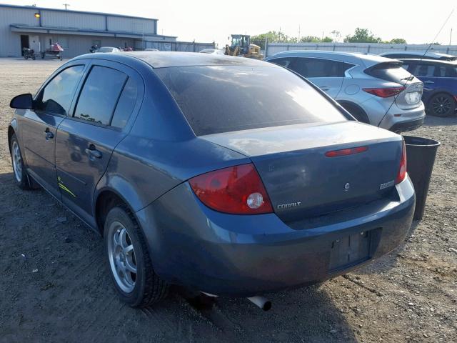 1G1AK52FX57654153 - 2005 CHEVROLET COBALT BLUE photo 3