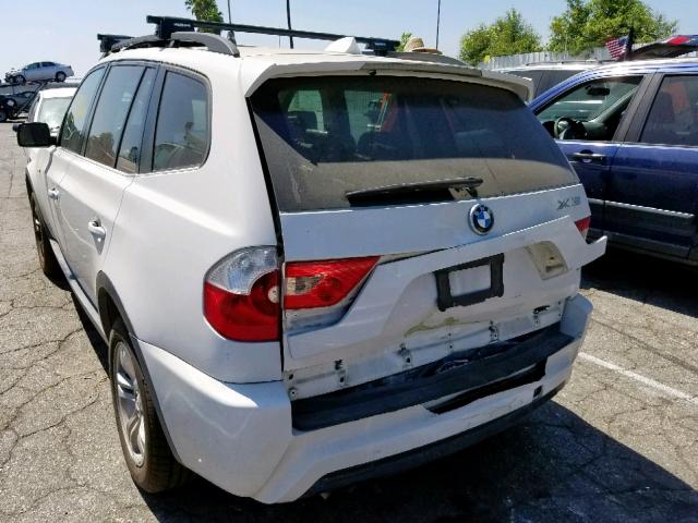 WBXPA93466WG85101 - 2006 BMW X3 3.0I WHITE photo 3