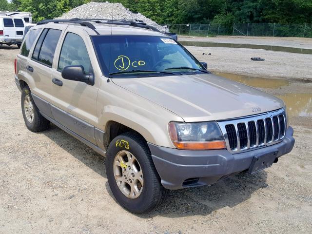 1J4GW48S61C518487 - 2001 JEEP GRAND CHER GOLD photo 1