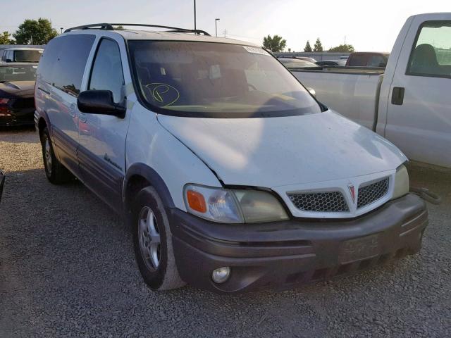 1GMDX03E31D143700 - 2001 PONTIAC MONTANA WHITE photo 1