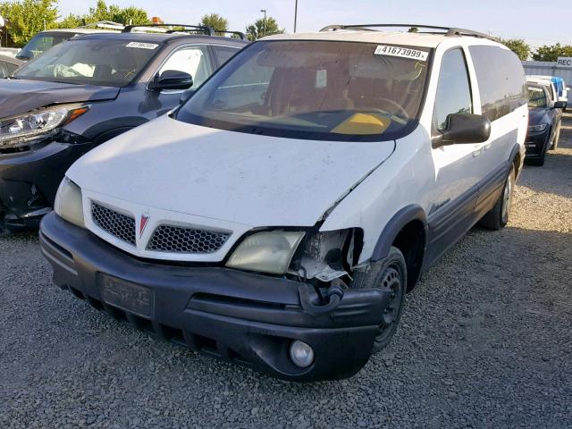 1GMDX03E31D143700 - 2001 PONTIAC MONTANA WHITE photo 2