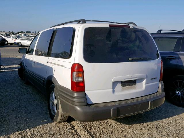 1GMDX03E31D143700 - 2001 PONTIAC MONTANA WHITE photo 3