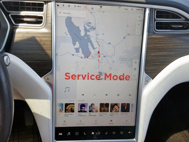 5YJXCBE22GF021150 - 2016 TESLA MODEL X BLACK photo 9