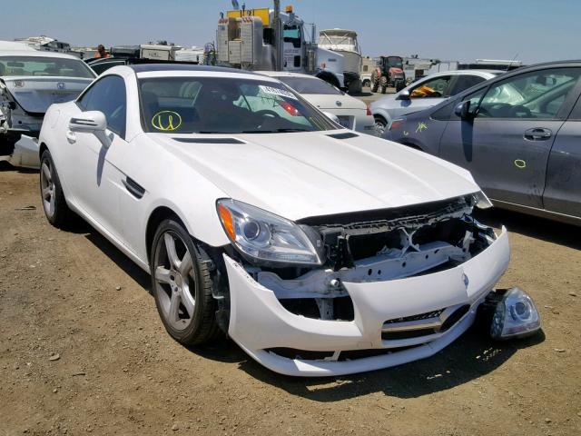 WDDPK4HA6FF098993 - 2015 MERCEDES-BENZ SLK 250 WHITE photo 1