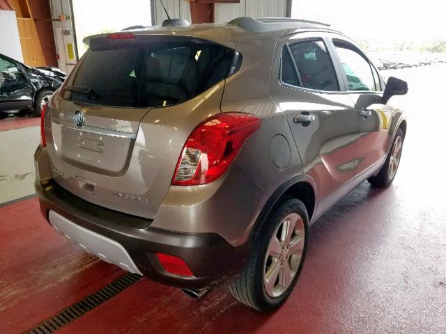 KL4CJASB1FB068264 - 2015 BUICK ENCORE SILVER photo 4