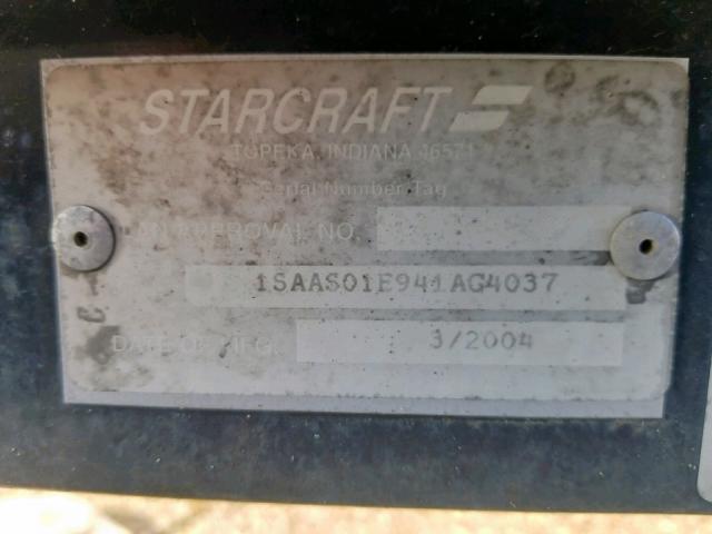 1SAAS01E941AG4037 - 2004 STAR TRAILER CO WHITE photo 10