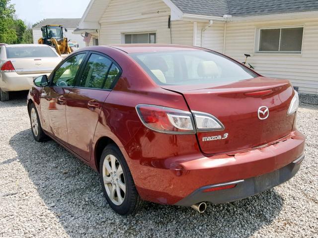 JM1BL1SF4A1162622 - 2010 MAZDA 3 I RED photo 3