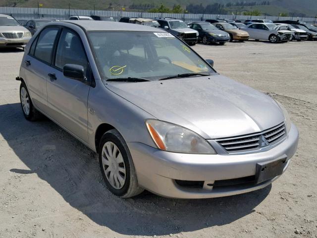 JA3AJ26EX6U060349 - 2006 MITSUBISHI LANCER ES SILVER photo 1