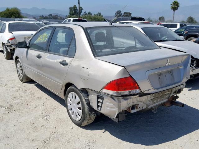 JA3AJ26EX6U060349 - 2006 MITSUBISHI LANCER ES SILVER photo 3