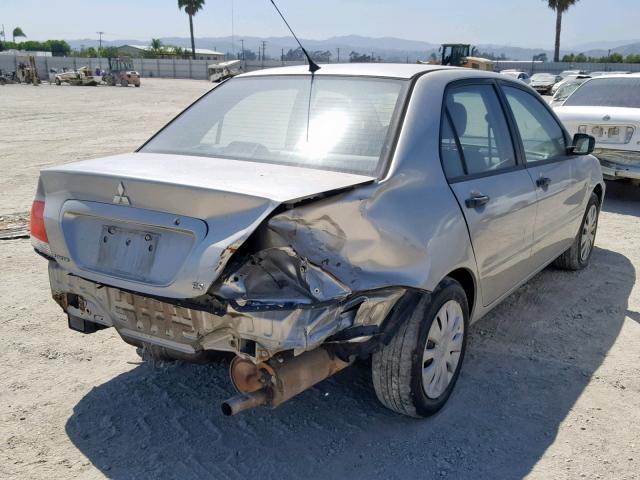 JA3AJ26EX6U060349 - 2006 MITSUBISHI LANCER ES SILVER photo 4