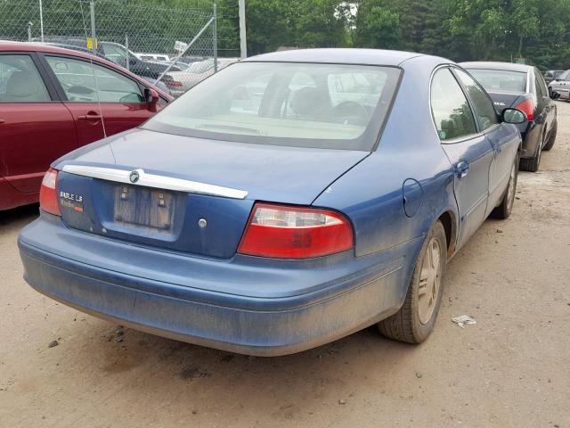 1MEFM55S24A620322 - 2004 MERCURY SABLE LS P BLUE photo 4