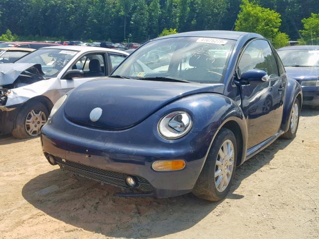 3VWCK31CX4M412699 - 2004 VOLKSWAGEN NEW BEETLE ლურჯი ფოტო 2