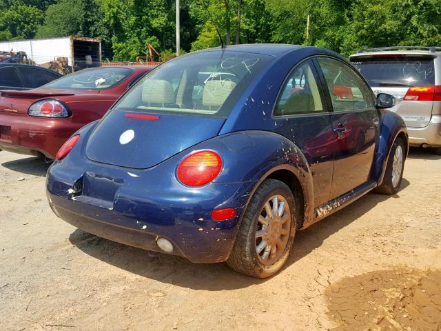 3VWCK31CX4M412699 - 2004 VOLKSWAGEN NEW BEETLE ლურჯი ფოტო 4