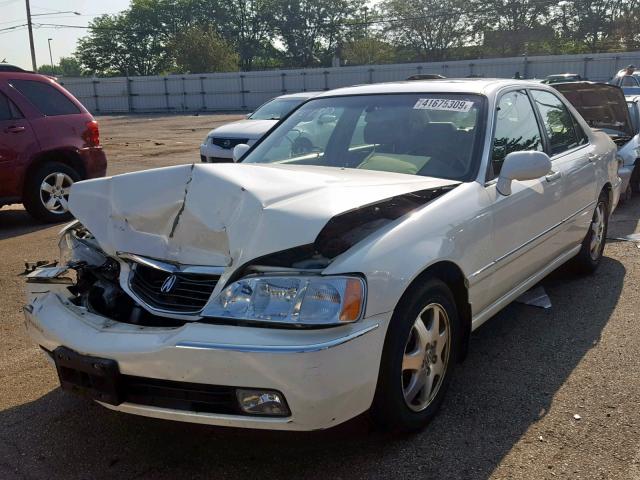 JH4KA96602C009772 - 2002 ACURA 3.5RL WHITE photo 2