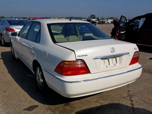 JH4KA96602C009772 - 2002 ACURA 3.5RL WHITE photo 3