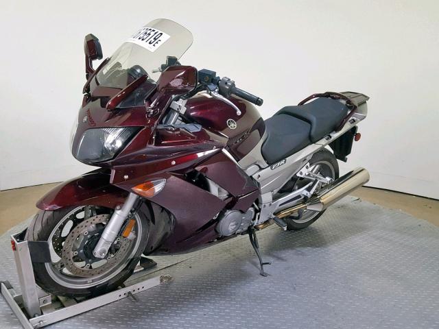 JYARP15E67A002557 - 2007 YAMAHA FJR1300 RED photo 4