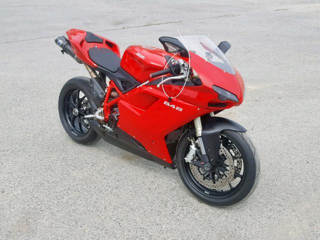 ZDM1XBGV29B006661 - 2009 DUCATI 848 RED photo 1