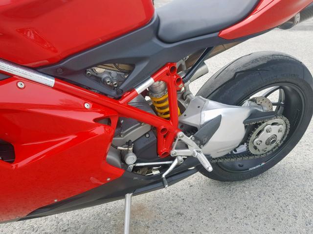 ZDM1XBGV29B006661 - 2009 DUCATI 848 RED photo 7