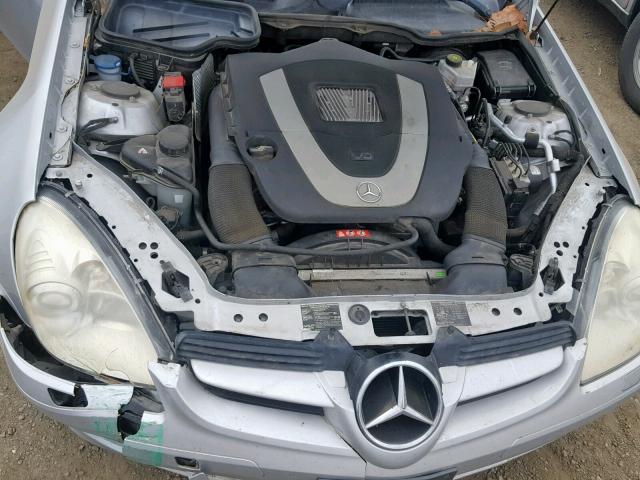 WDBWK54F47F153714 - 2007 MERCEDES-BENZ SLK 280 SILVER photo 7