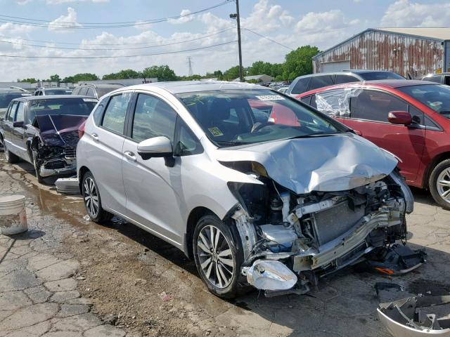 3HGGK5H87FM763074 - 2015 HONDA FIT EX SILVER photo 1