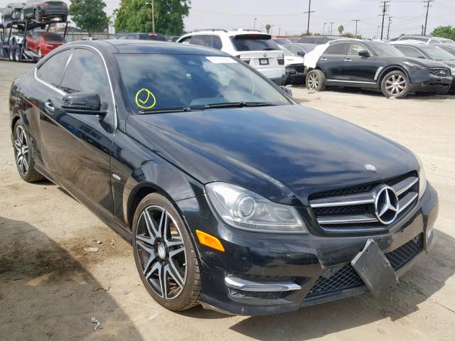 WDDGJ4HB0DG097115 - 2013 MERCEDES-BENZ C 250 BLACK photo 1