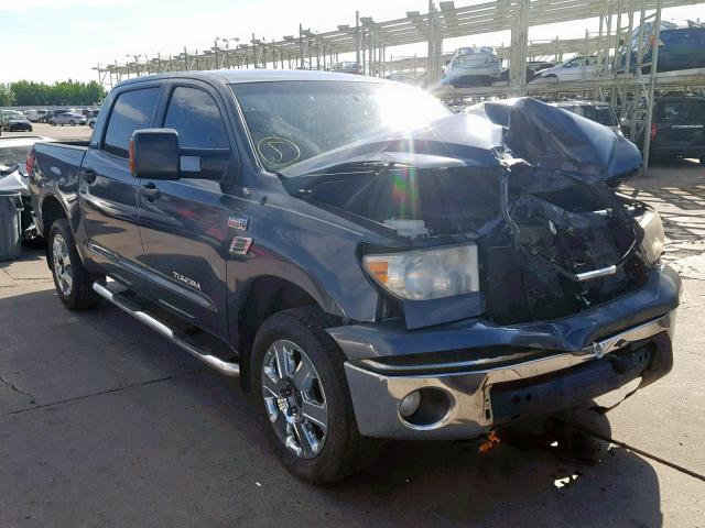 5TFDV54168X061228 - 2008 TOYOTA TUNDRA CRE GRAY photo 1