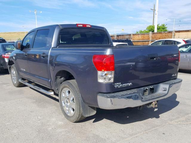 5TFDV54168X061228 - 2008 TOYOTA TUNDRA CRE GRAY photo 3