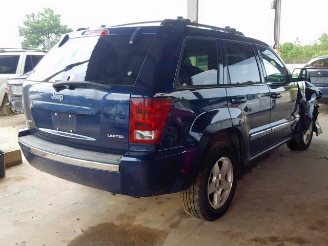 1J4HR58N85C646442 - 2005 JEEP GRAND CHER BLUE photo 4