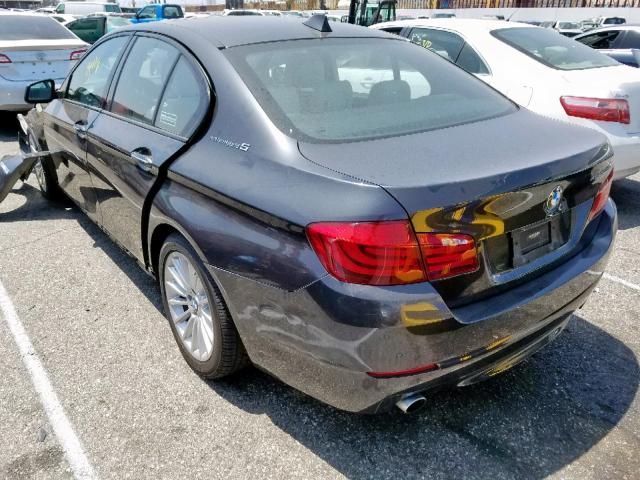 WBAFZ9C53DD090588 - 2013 BMW 535 I BLACK photo 3