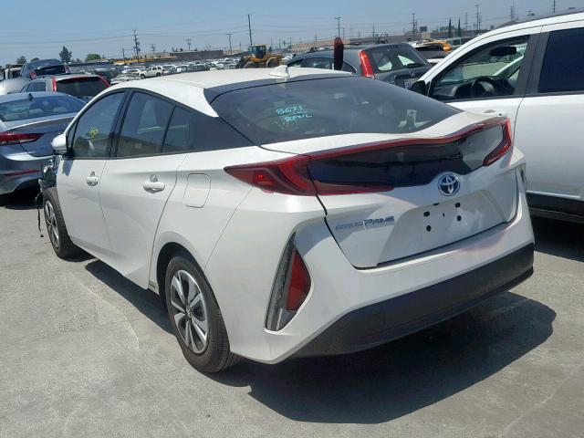 JTDKARFP9K3118015 - 2019 TOYOTA PRIUS PRIM 白色 照片 3