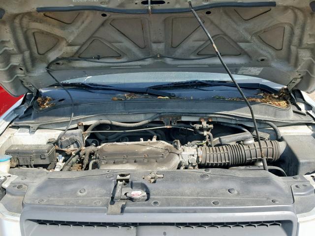 2HKYF18155H560580 - 2005 HONDA PILOT LX SILVER photo 7