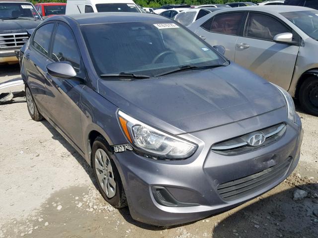 KMHCT4AE9GU117628 - 2016 HYUNDAI ACCENT SE GRAY photo 1