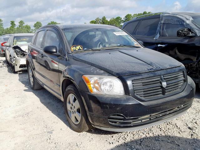 1B3HB28B87D126996 - 2007 DODGE CALIBER BLACK photo 1