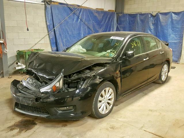 1HGCR2F85FA265416 - 2015 HONDA ACCORD EXL BLACK photo 2