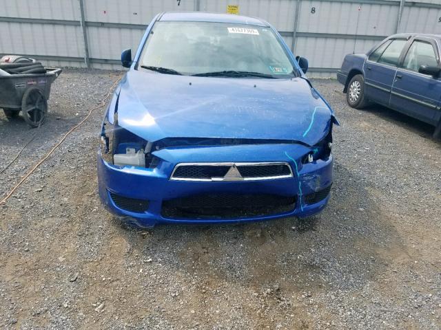 JA32U2FU5BU039390 - 2011 MITSUBISHI LANCER ES/ BLUE photo 9