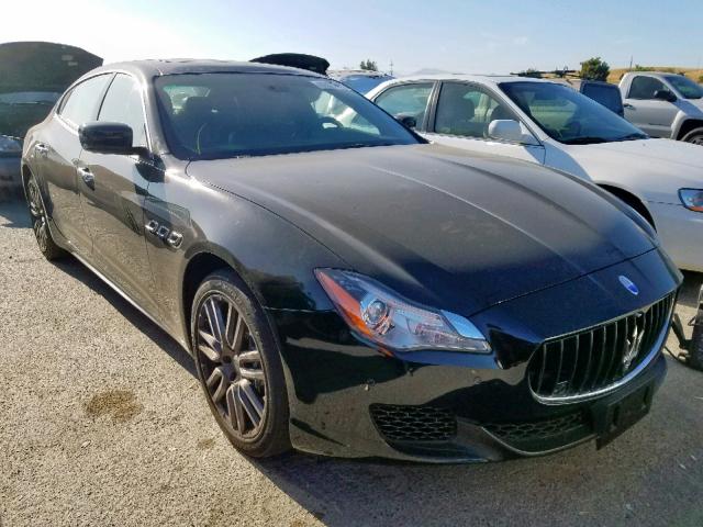 ZAM56RRA1F1131506 - 2015 MASERATI QUATTROPOR BLACK photo 1