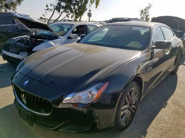 ZAM56RRA1F1131506 - 2015 MASERATI QUATTROPOR BLACK photo 2