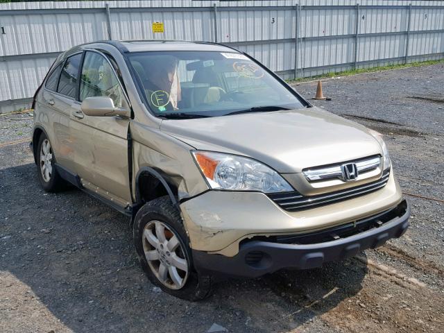 JHLRE48717C092684 - 2007 HONDA CR-V EXL GOLD photo 1