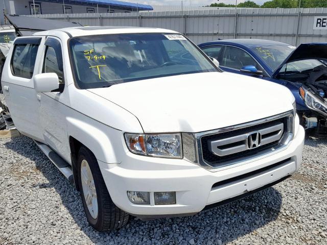 5FPYK1F59BB008874 - 2011 HONDA RIDGELINE WHITE photo 1