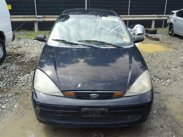 1FAFP33P93W265846 - 2003 FORD FOCUS LX BLACK photo 9