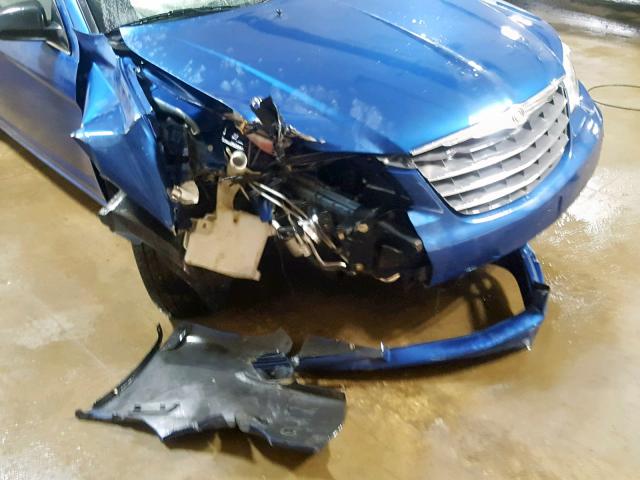 1C3CC4FB6AN136470 - 2010 CHRYSLER SEBRING TO BLUE photo 9