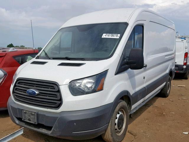 1FTNR2CV9FKA07802 - 2015 FORD TRANSIT WHITE photo 2